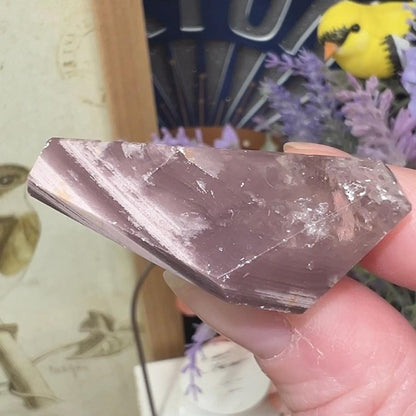 Rare Dark Pink Lithium Freeform | Brazilian Pink Lithium Included Quartz | Purple Lithium