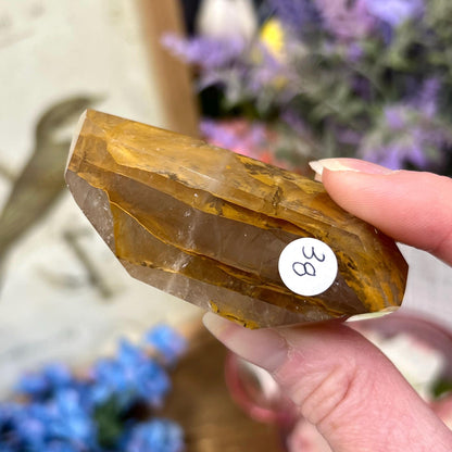 High Quality Dendritic Golden Healer Quartz Freeform | Dendritic Quartz | Hematoid Quartz | Dendrites | Yellow Hematoid Quartz