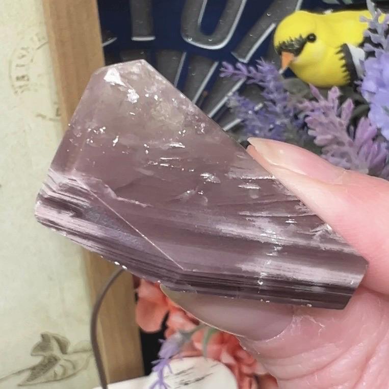 Rare Dark Pink Lithium Freeform | Brazilian Pink Lithium Included Quartz | Purple Lithium