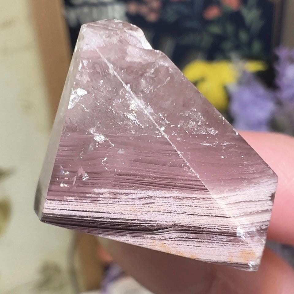 Rare Dark Pink Lithium Freeform | Brazilian Pink Lithium Included Quartz | Purple Lithium