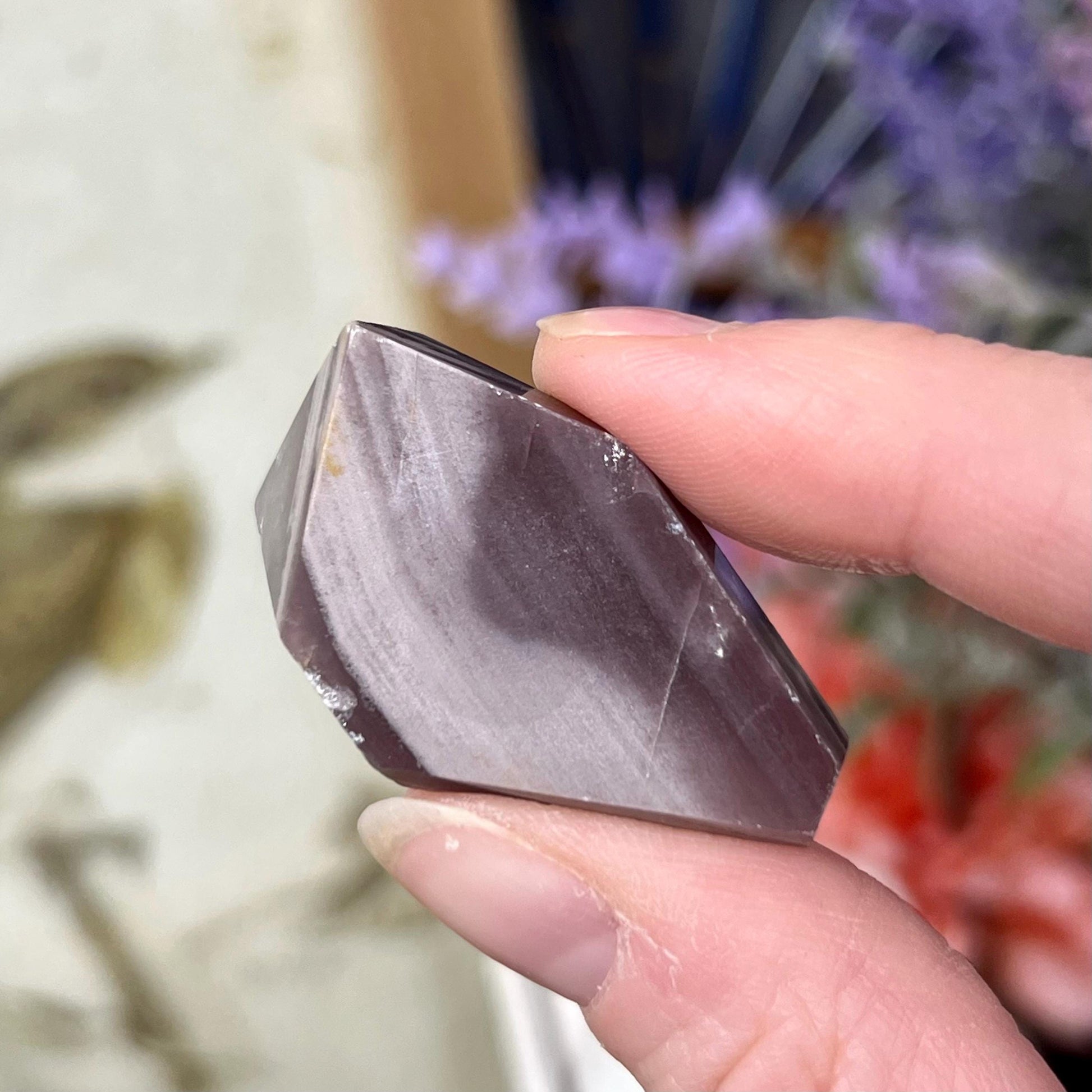 Rare Dark Pink Lithium Freeform | Brazilian Pink Lithium Included Quartz | Purple Lithium