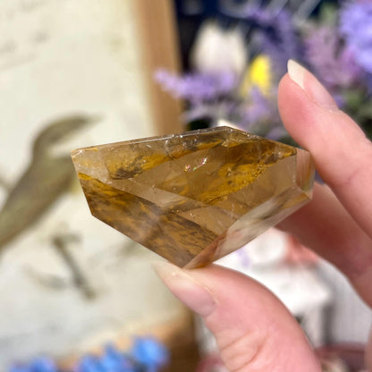 High Quality Dendritic Golden Healer Quartz Freeform | Dendritic Quartz | Hematoid Quartz | Dendrites | Yellow Hematoid Quartz