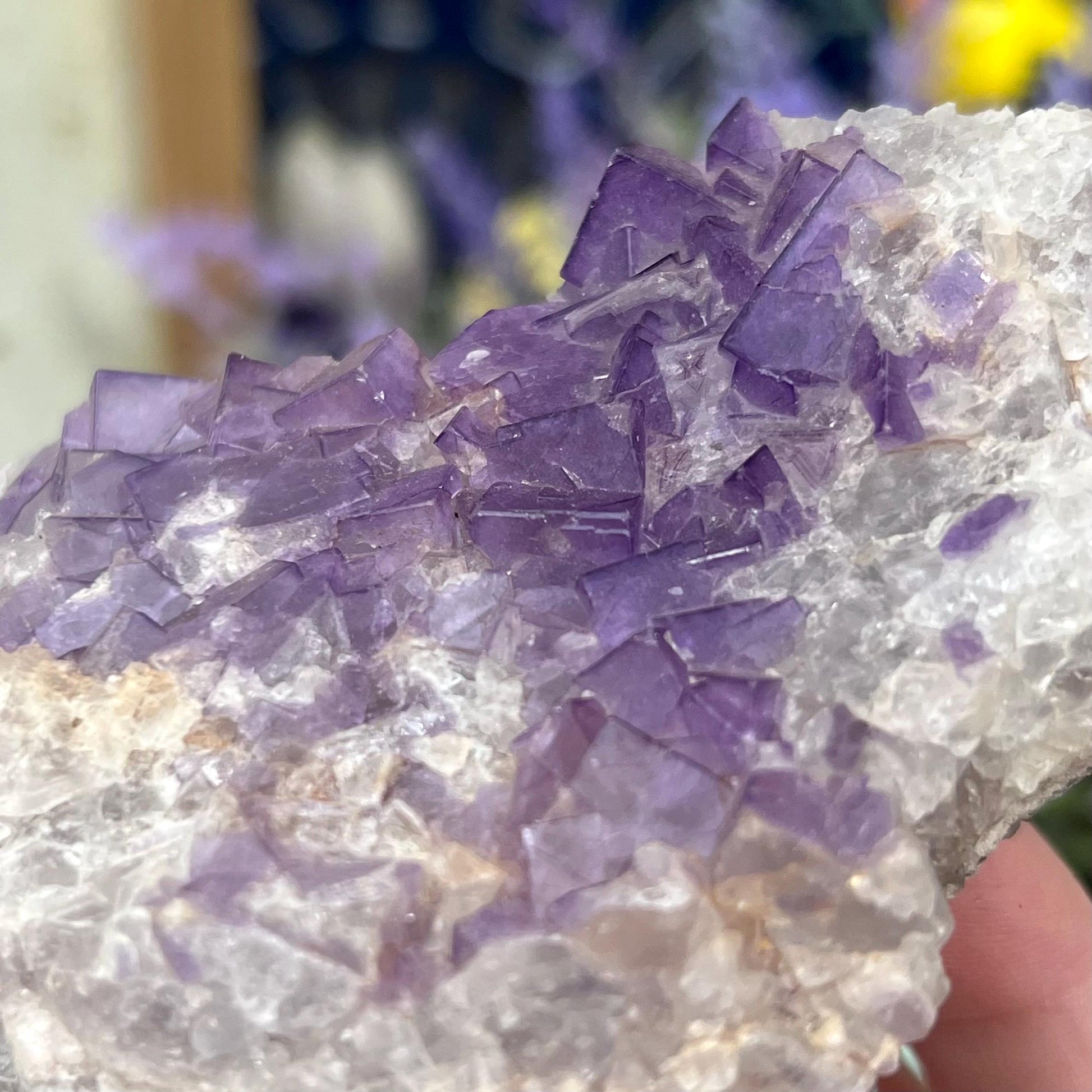 Moroccan Purple Fluorite Cluster | Cubic Fluorite Specimen