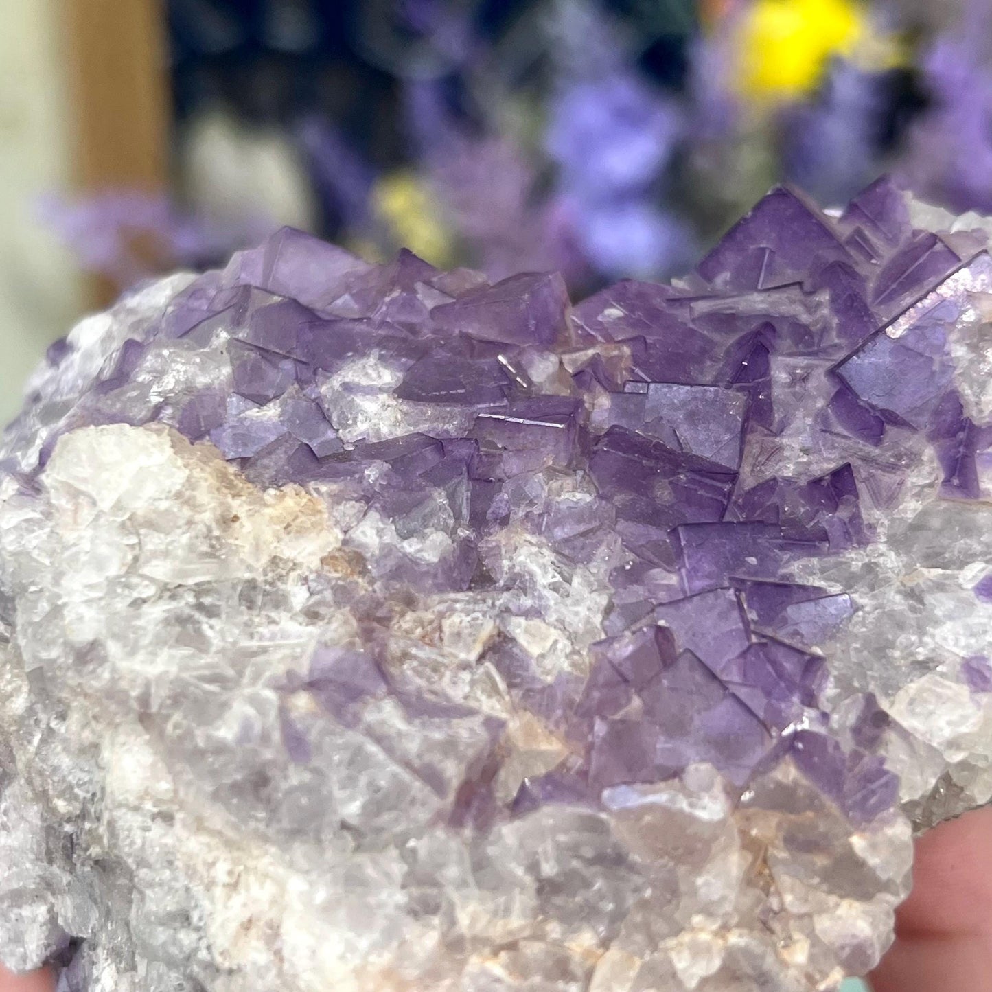 Moroccan Purple Fluorite Cluster | Cubic Fluorite Specimen