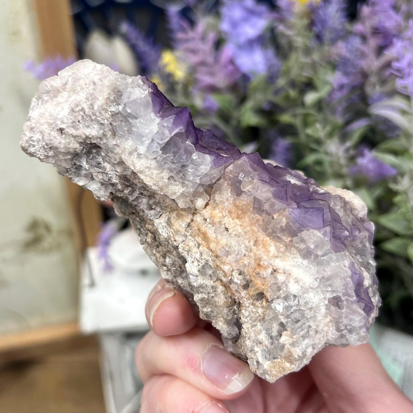 Moroccan Purple Fluorite Cluster | Cubic Fluorite Specimen