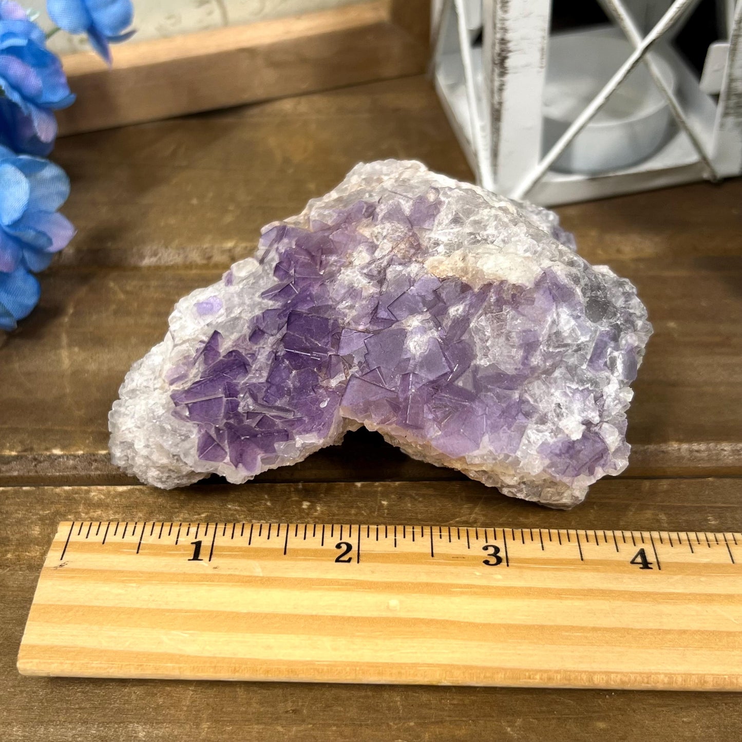 Moroccan Purple Fluorite Cluster | Cubic Fluorite Specimen