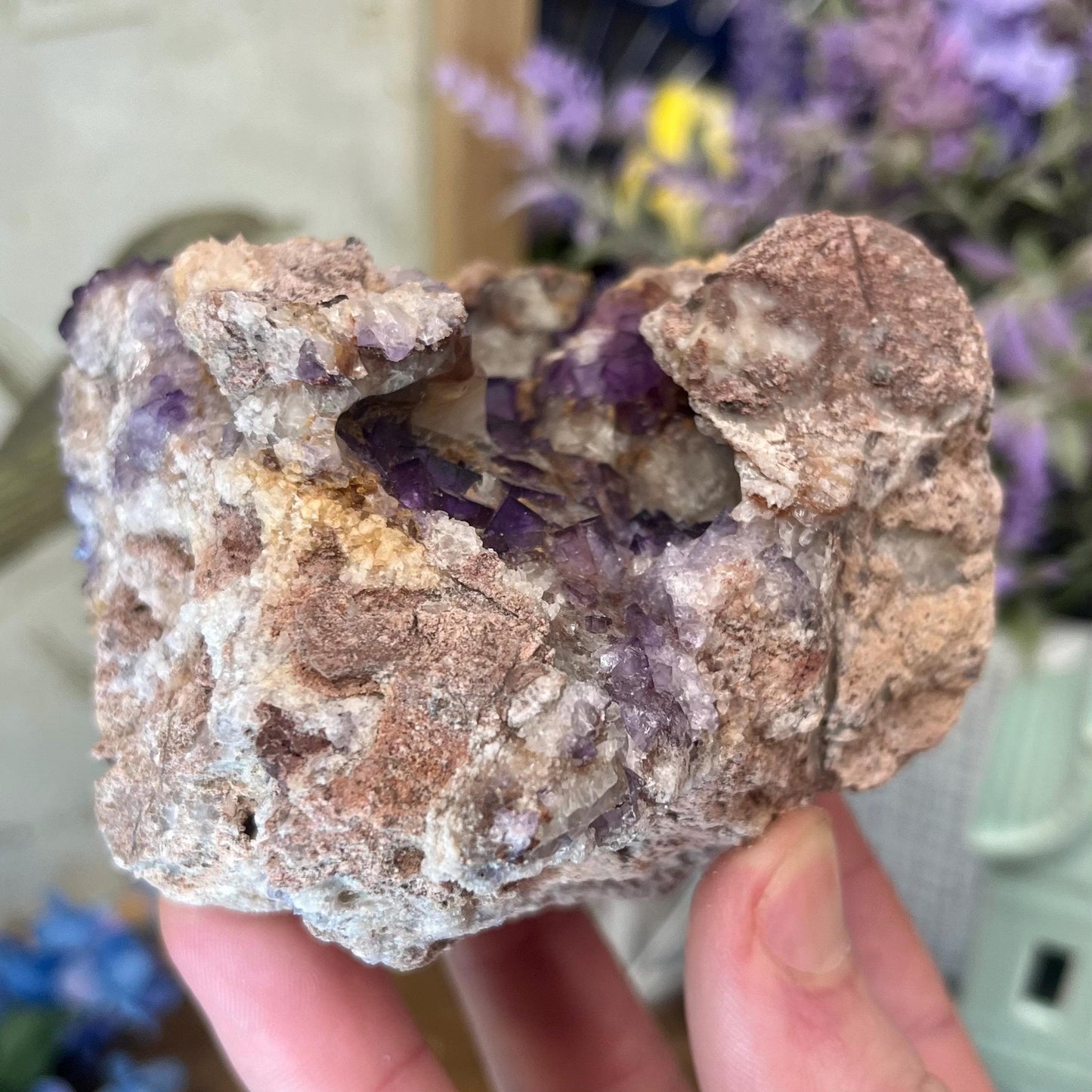 Moroccan Purple Fluorite Cluster | Cubic Fluorite Specimen