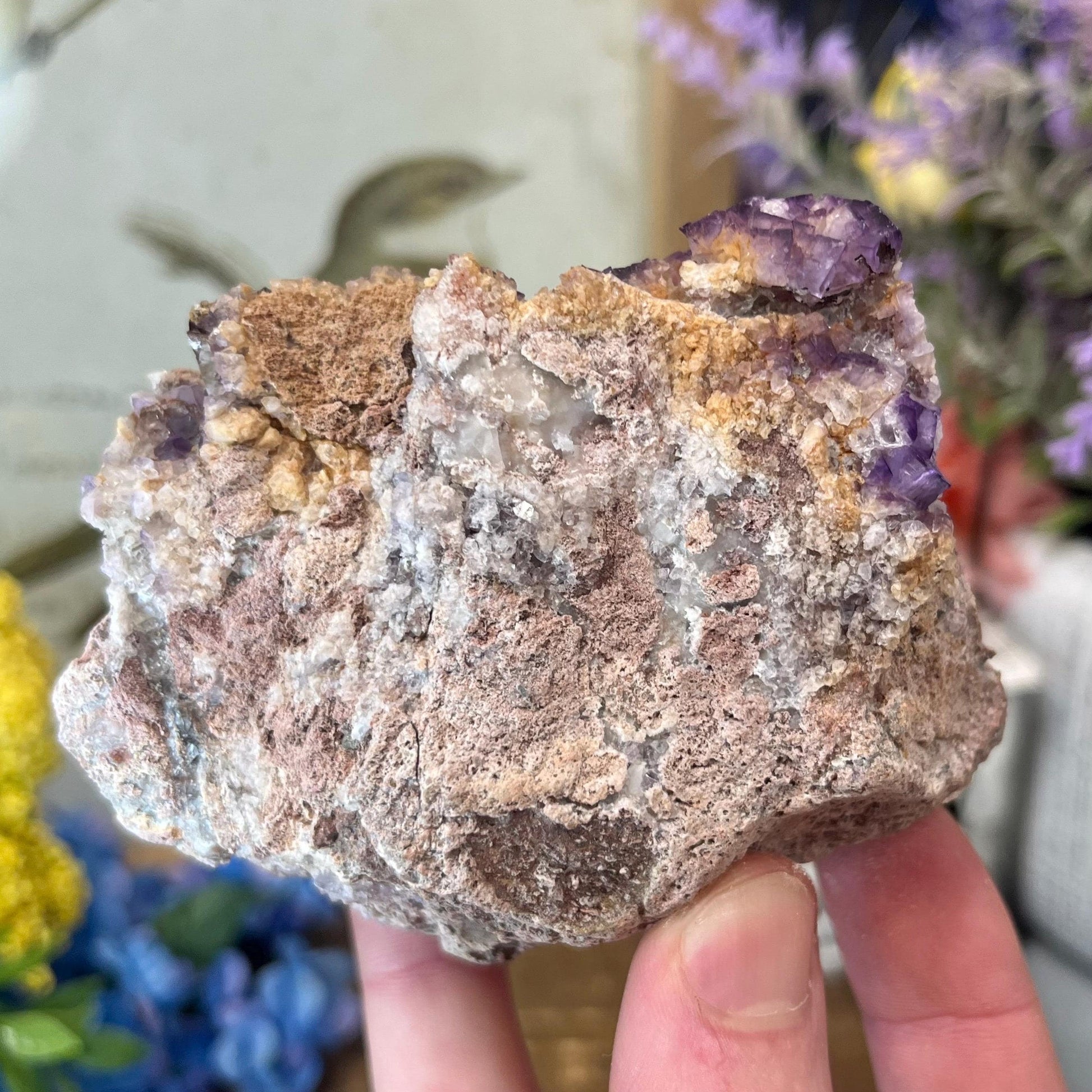 Moroccan Purple Fluorite Cluster | Cubic Fluorite Specimen