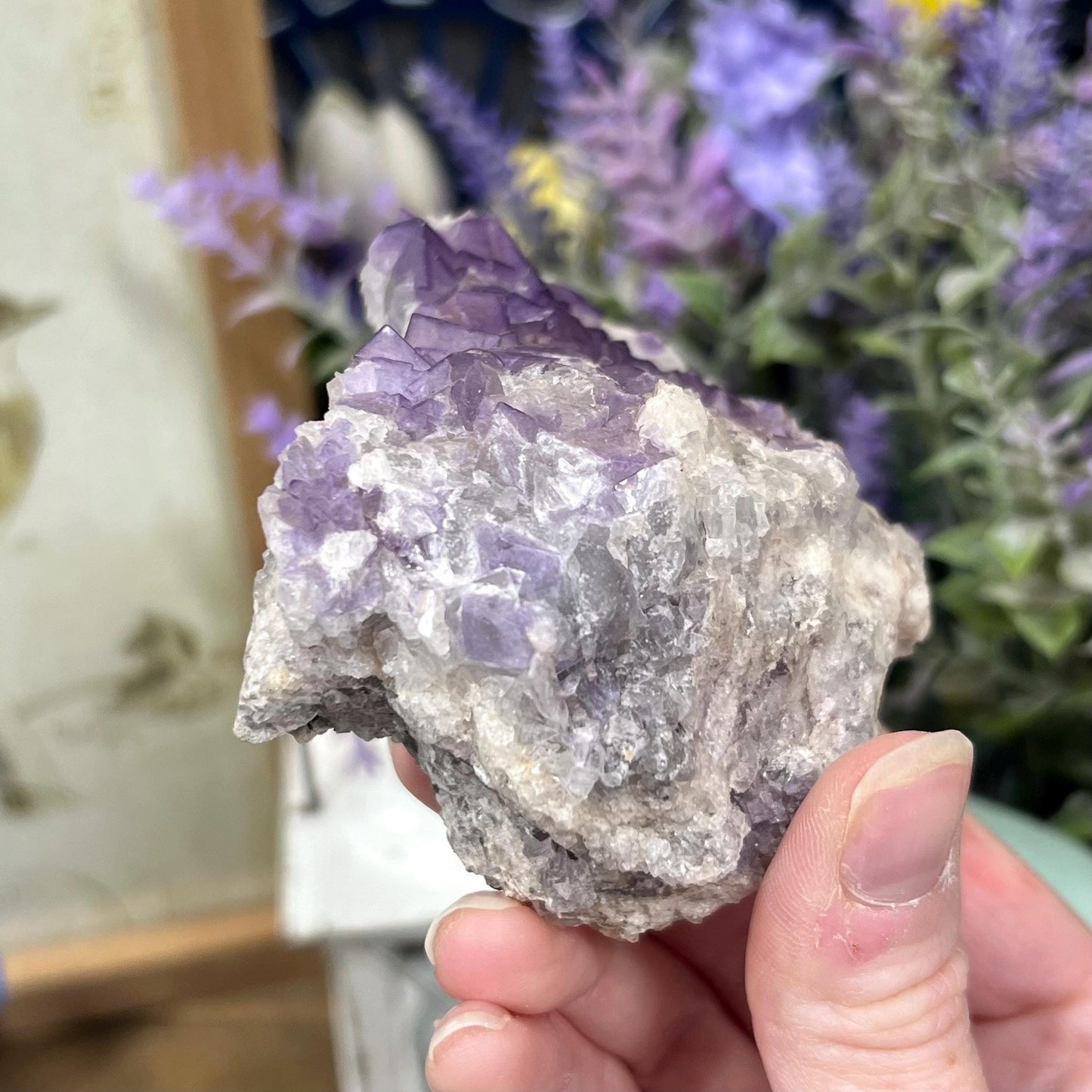 Moroccan Purple Fluorite Cluster | Cubic Fluorite Specimen