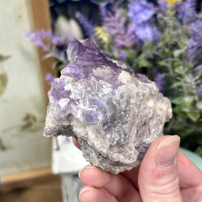 Moroccan Purple Fluorite Cluster | Cubic Fluorite Specimen