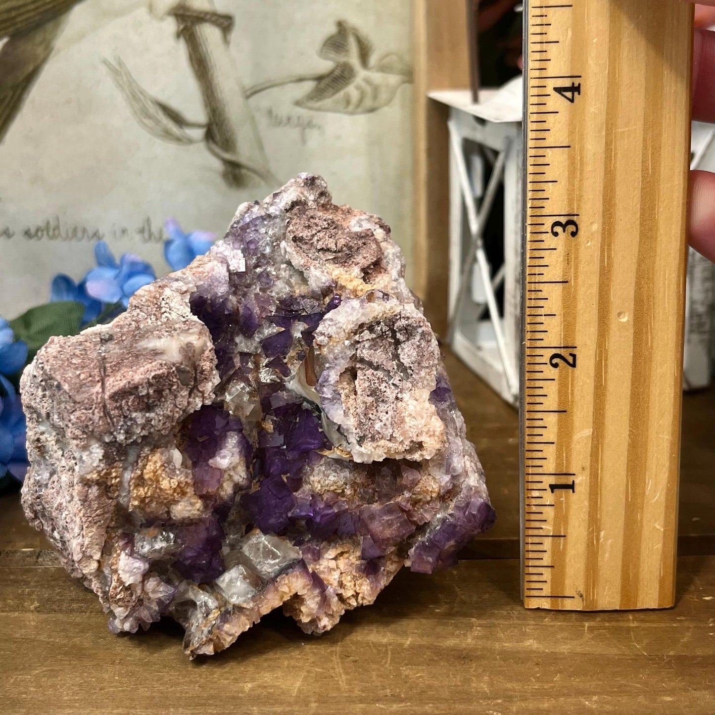 Moroccan Purple Fluorite Cluster | Cubic Fluorite Specimen