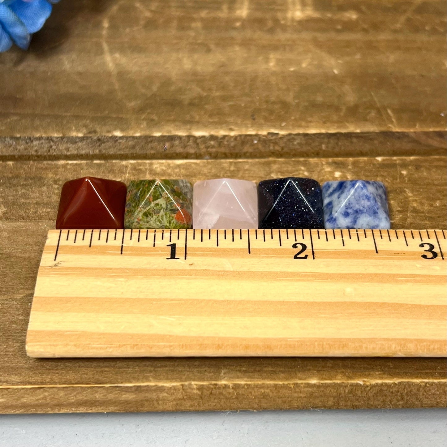 Mini Crystal Pyramid CHOOSE YOUR MATERIAL