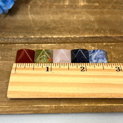 Mini Crystal Pyramid CHOOSE YOUR MATERIAL