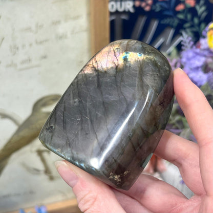 Purple Labradorite Freeform | Purple Lab Freeform | Sparkly Labradorite