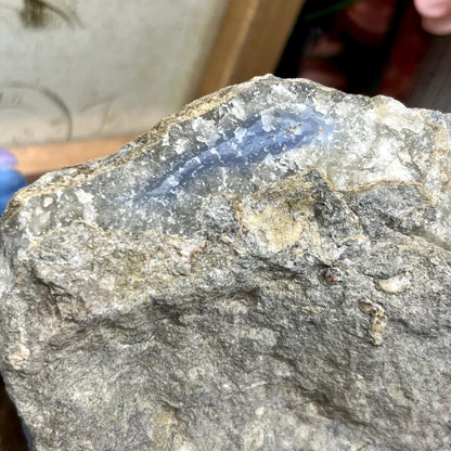 XXL High Quality Raw Blue Lace Agate Geode | Druzy Blue Lace Agate