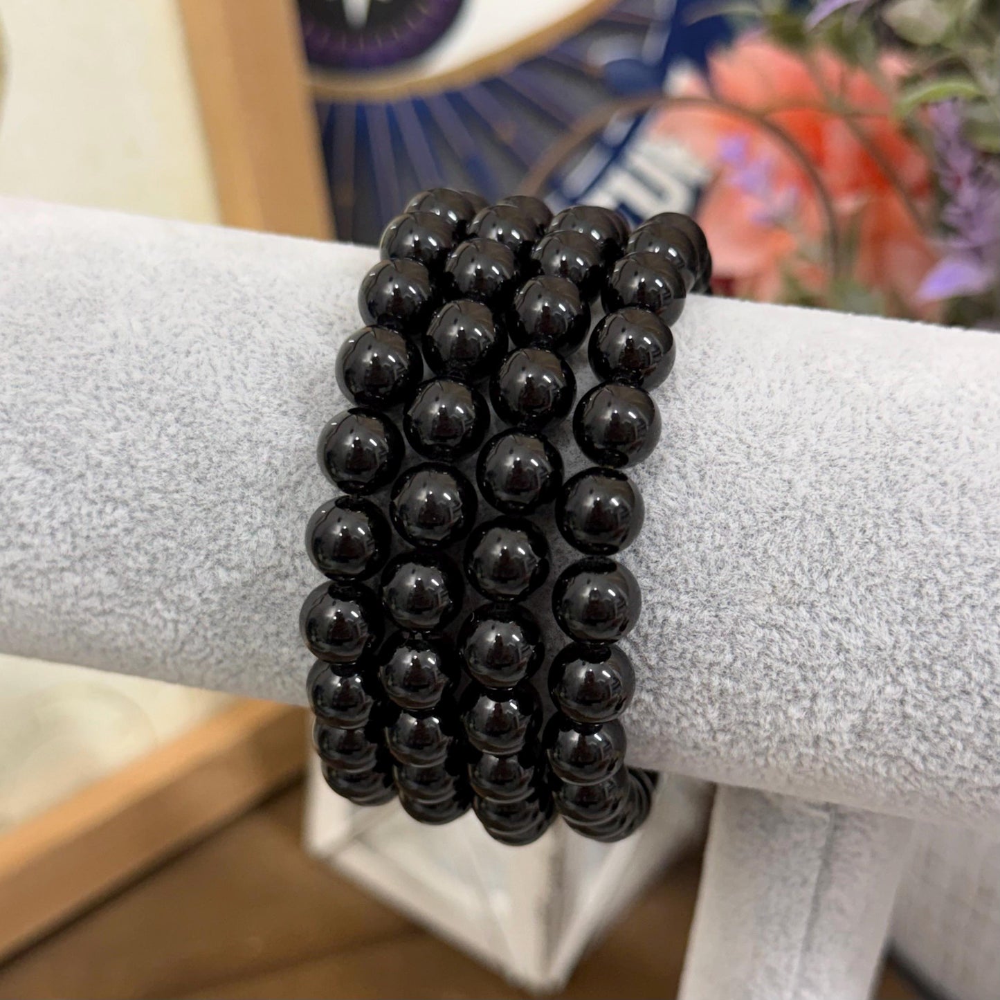 Black Tourmaline Bracelet | 8mm Crystal Bracelet