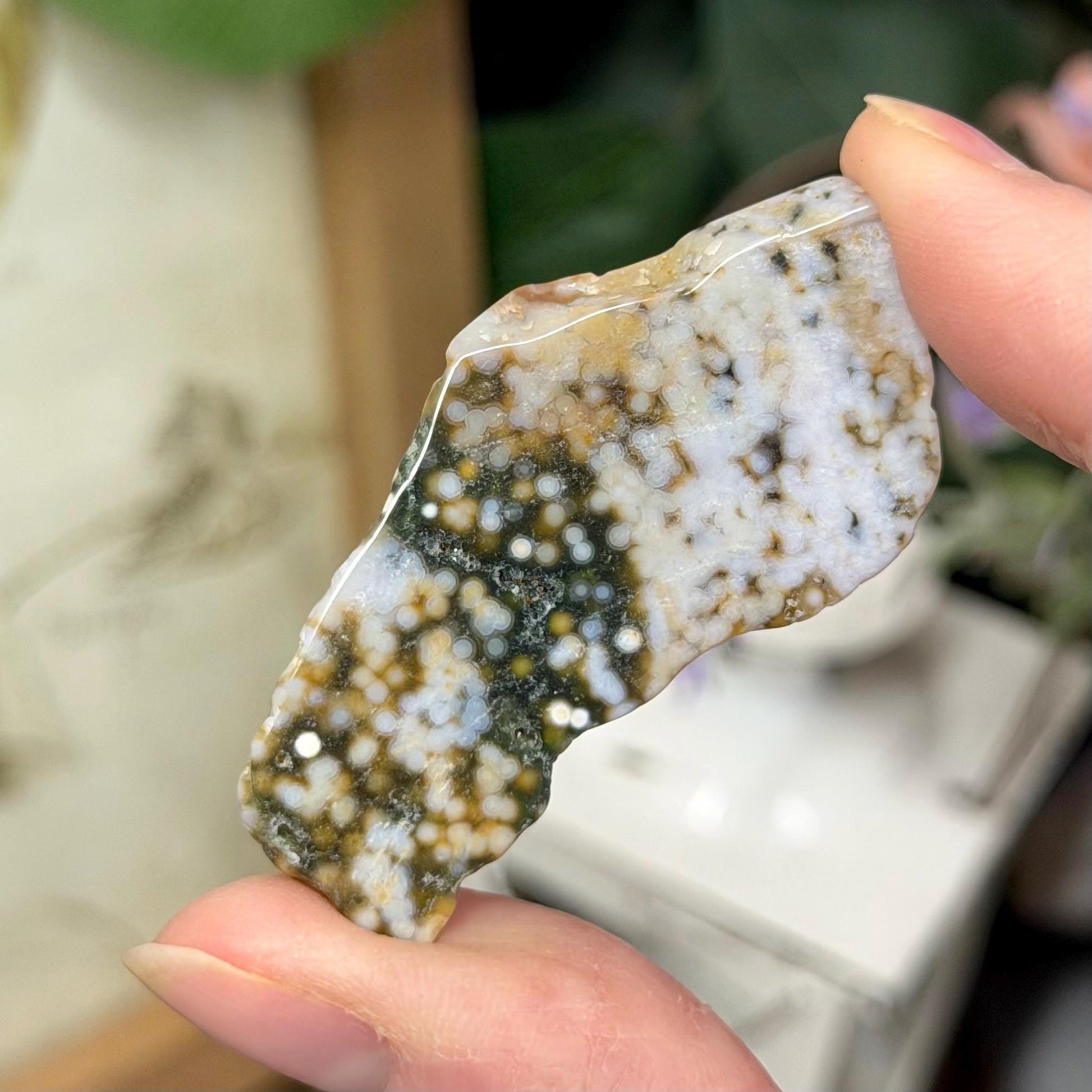 Ocean Jasper Tumble Set | Marovato OJ | Colorful Ocean Jasper Tumbles | Druzy Ocean Jasper