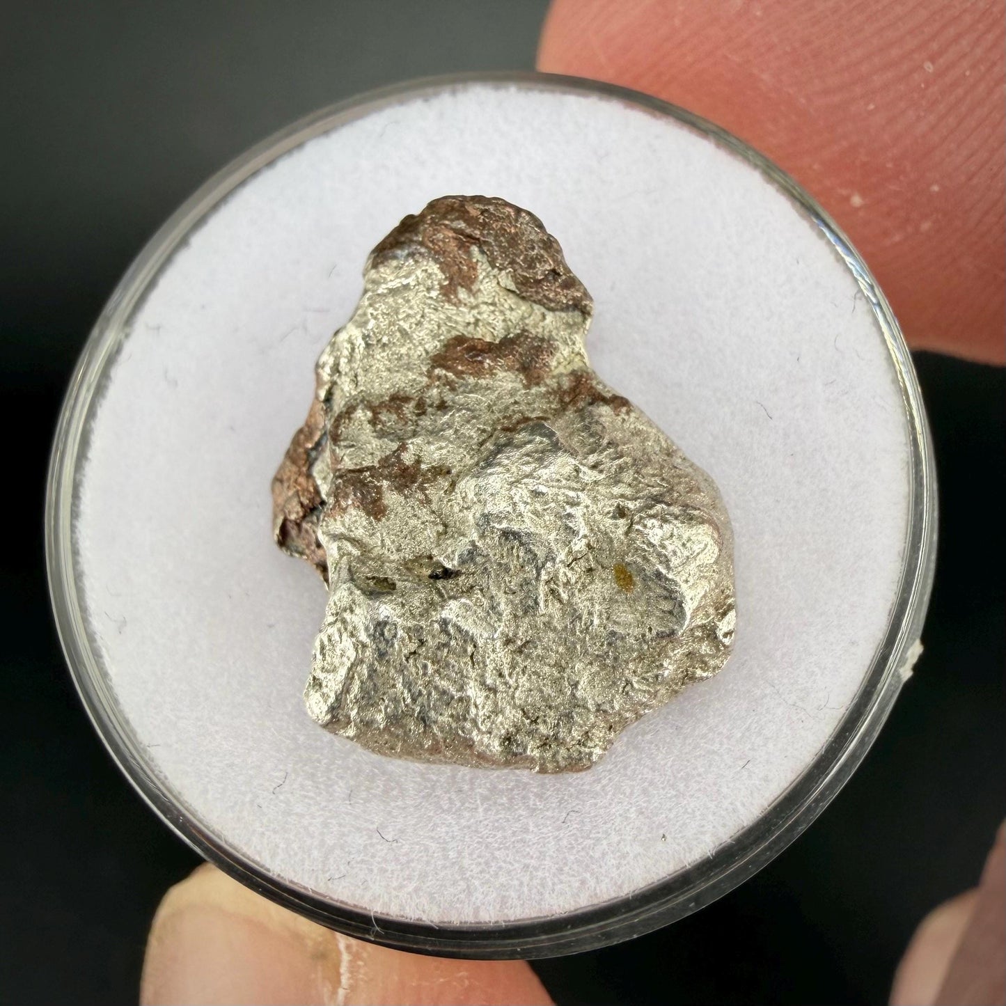 Native Silver-Copper ‘Half-Breed’ Nugget | 4.35g | Native Silver + Michigan Copper | Natural Copper Formation | Keweenaw Peninsula, Michigan