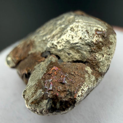 Native Silver-Copper ‘Half-Breed’ Nugget | 5.64g | Native Silver + Michigan Copper | Natural Copper Formation | Keweenaw Peninsula, Michigan