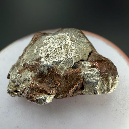 Native Silver-Copper ‘Half-Breed’ Nugget | 5.64g | Native Silver + Michigan Copper | Natural Copper Formation | Keweenaw Peninsula, Michigan
