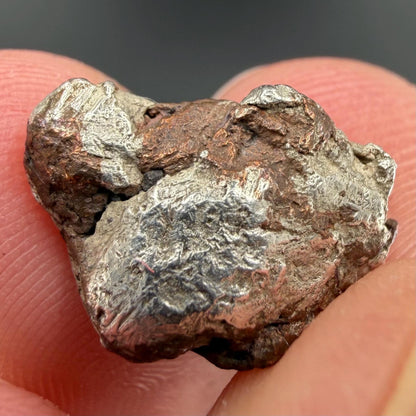Native Silver-Copper ‘Half-Breed’ Nugget | 5.64g | Native Silver + Michigan Copper | Natural Copper Formation | Keweenaw Peninsula, Michigan