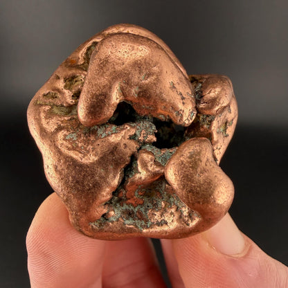 Large Native Copper Nugget | 193 grams | 0.425 lbs | Michigan Copper | Natural Copper Specimen | Keweenaw Copper
