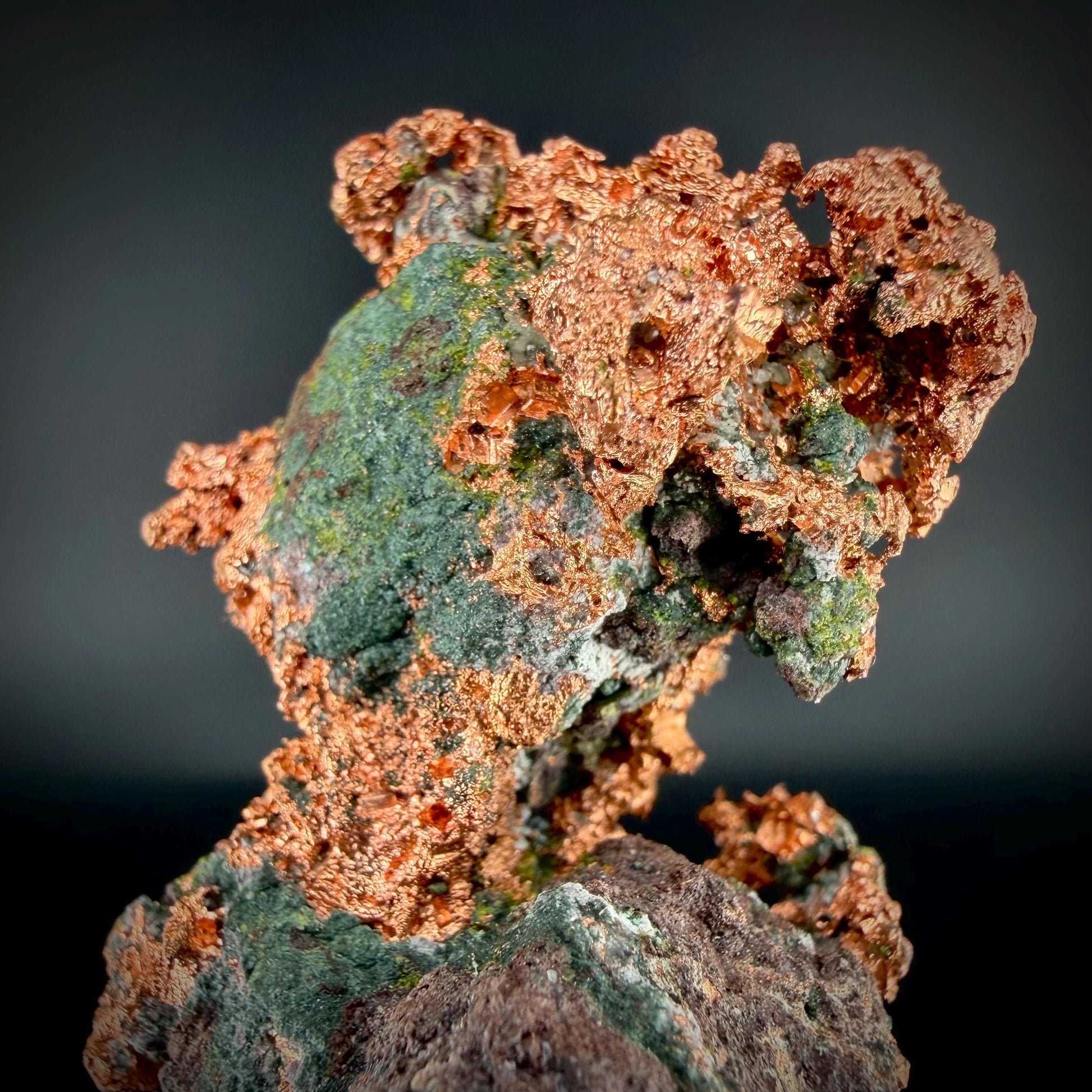 Native Copper Specimen | Small Display-Grade Natural Michigan Copper | Unique Keweenaw Peninsula Copper Formation