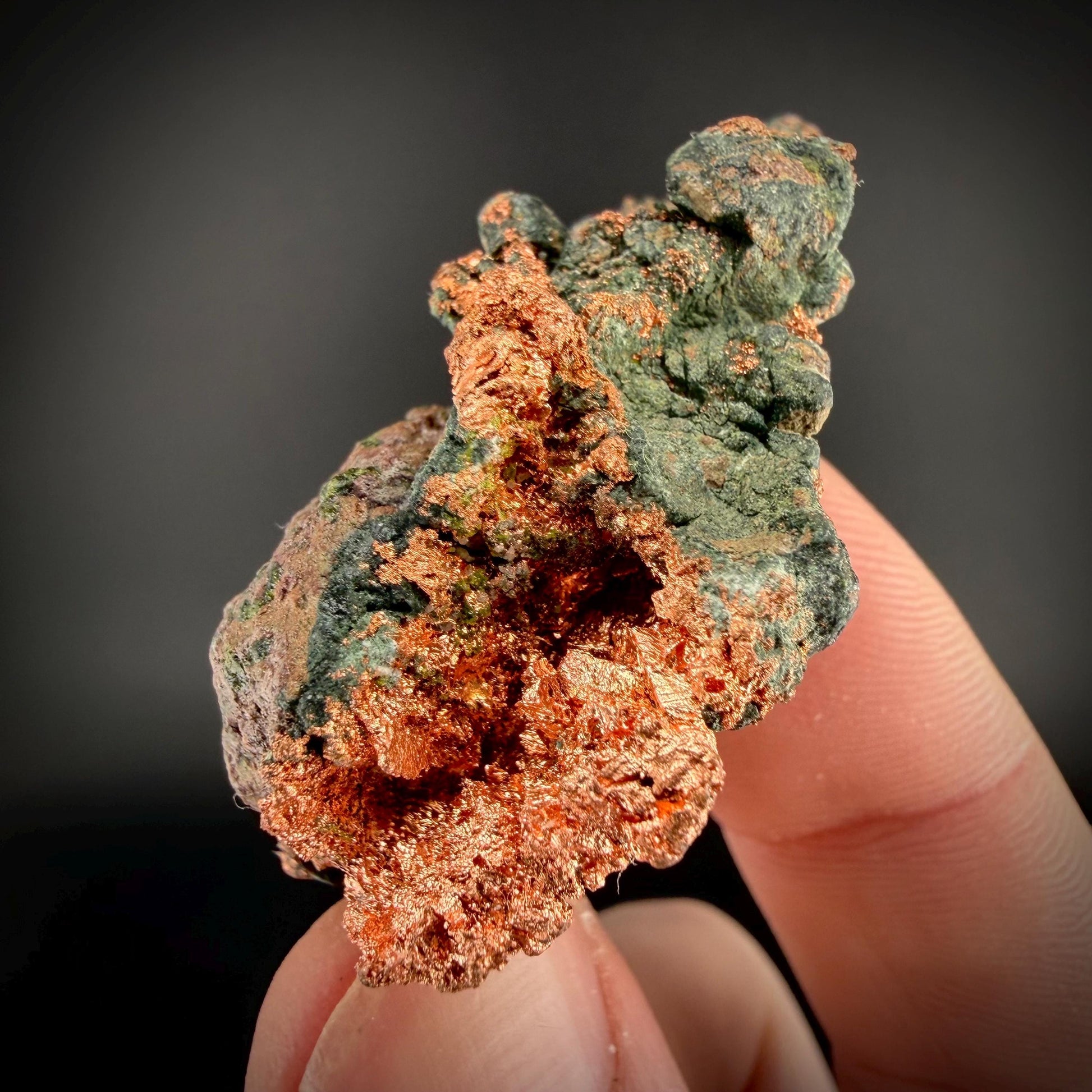 Native Copper Specimen | Small Display-Grade Natural Michigan Copper | Unique Keweenaw Peninsula Copper Formation