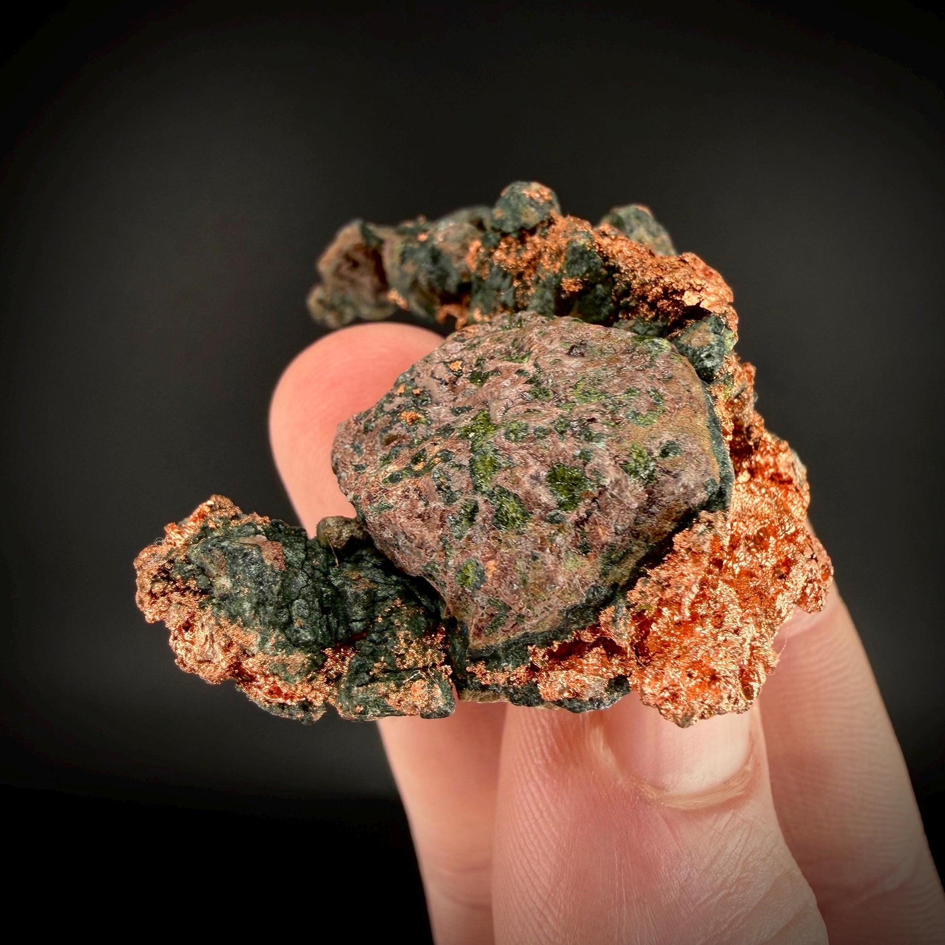 Native Copper Specimen | Small Display-Grade Natural Michigan Copper | Unique Keweenaw Peninsula Copper Formation
