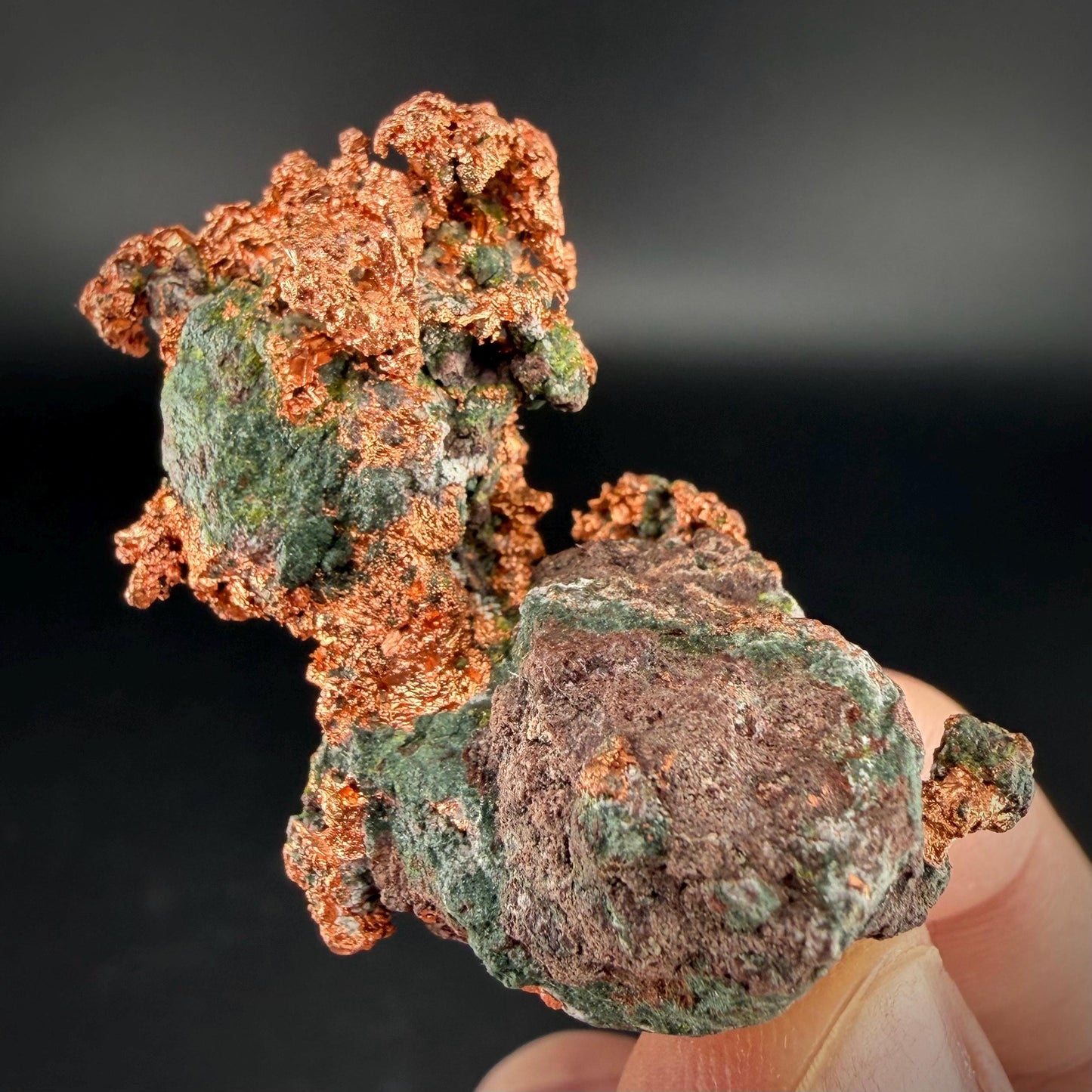 Native Copper Specimen | Small Display-Grade Natural Michigan Copper | Unique Keweenaw Peninsula Copper Formation