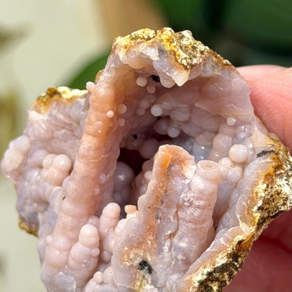 Raw Pink Botryoidal Chalcedony Specimen from Morocco | Chalcedony Geode
