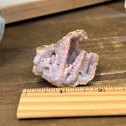 Raw Pink Botryoidal Chalcedony Specimen from Morocco | Chalcedony Geode