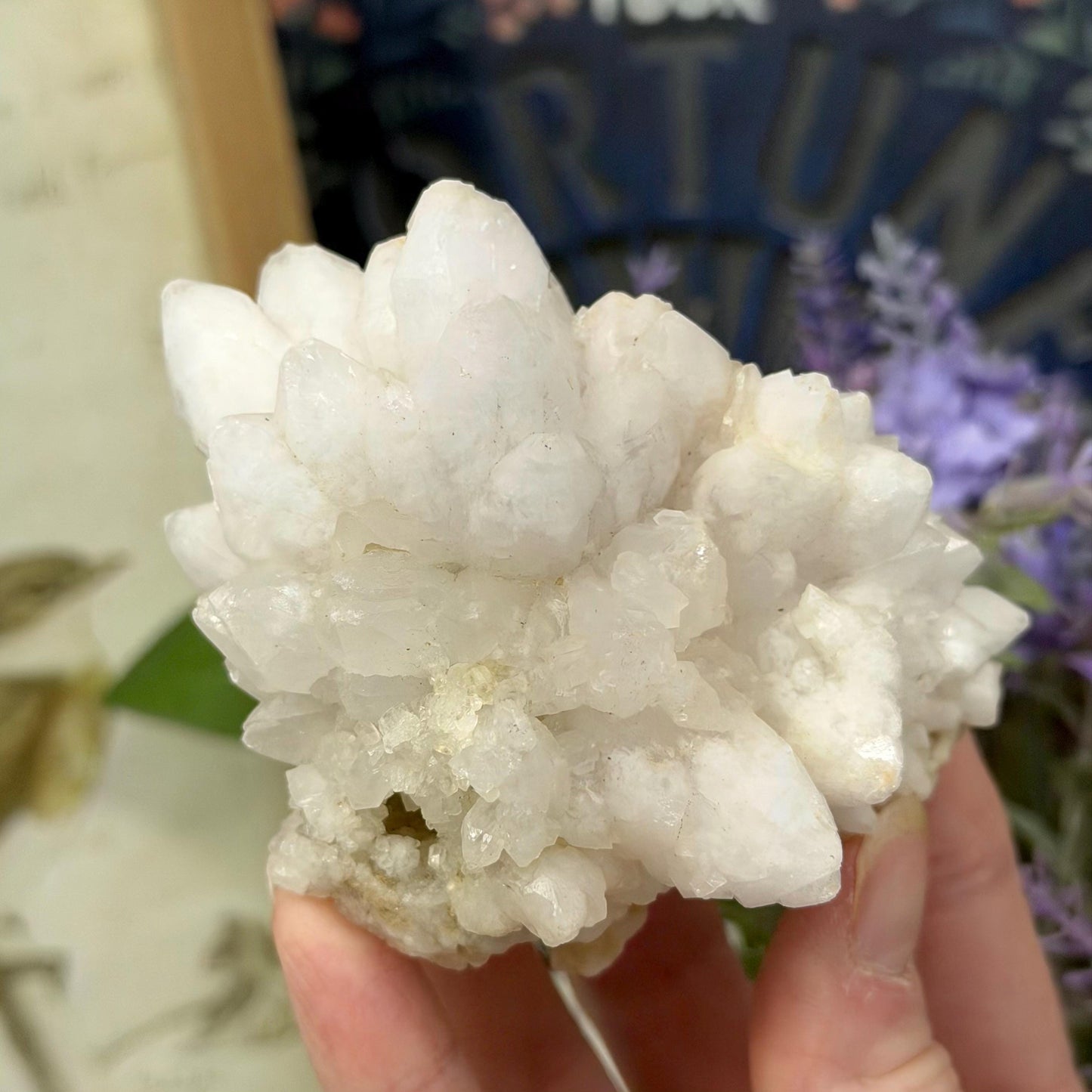 White Quartz Cluster from Morocco | Unique Quartz Specimen