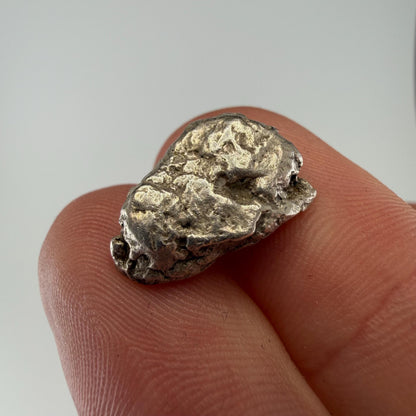 Native Silver Nugget | 5.35g | Rare Natural Silver Specimen | Historic Keweenaw Peninsula, Michigan
