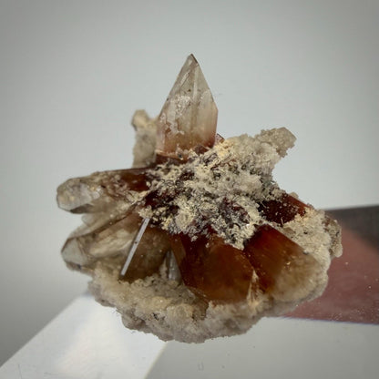 Utah Topaz Crystal Cluster on Matrix | Natural Champagne Topaz from the Thomas Range | Utah Mineral Specimen