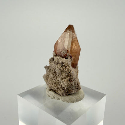 Utah Topaz Crystal on Matrix | Natural Champagne Topaz from the Thomas Range | Utah Mineral Specimen