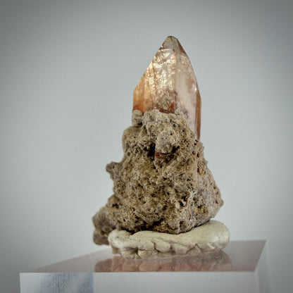Utah Topaz Crystal on Matrix | Natural Champagne Topaz from the Thomas Range | Utah Mineral Specimen