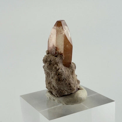 Utah Topaz Crystal on Matrix | Natural Champagne Topaz from the Thomas Range | Utah Mineral Specimen