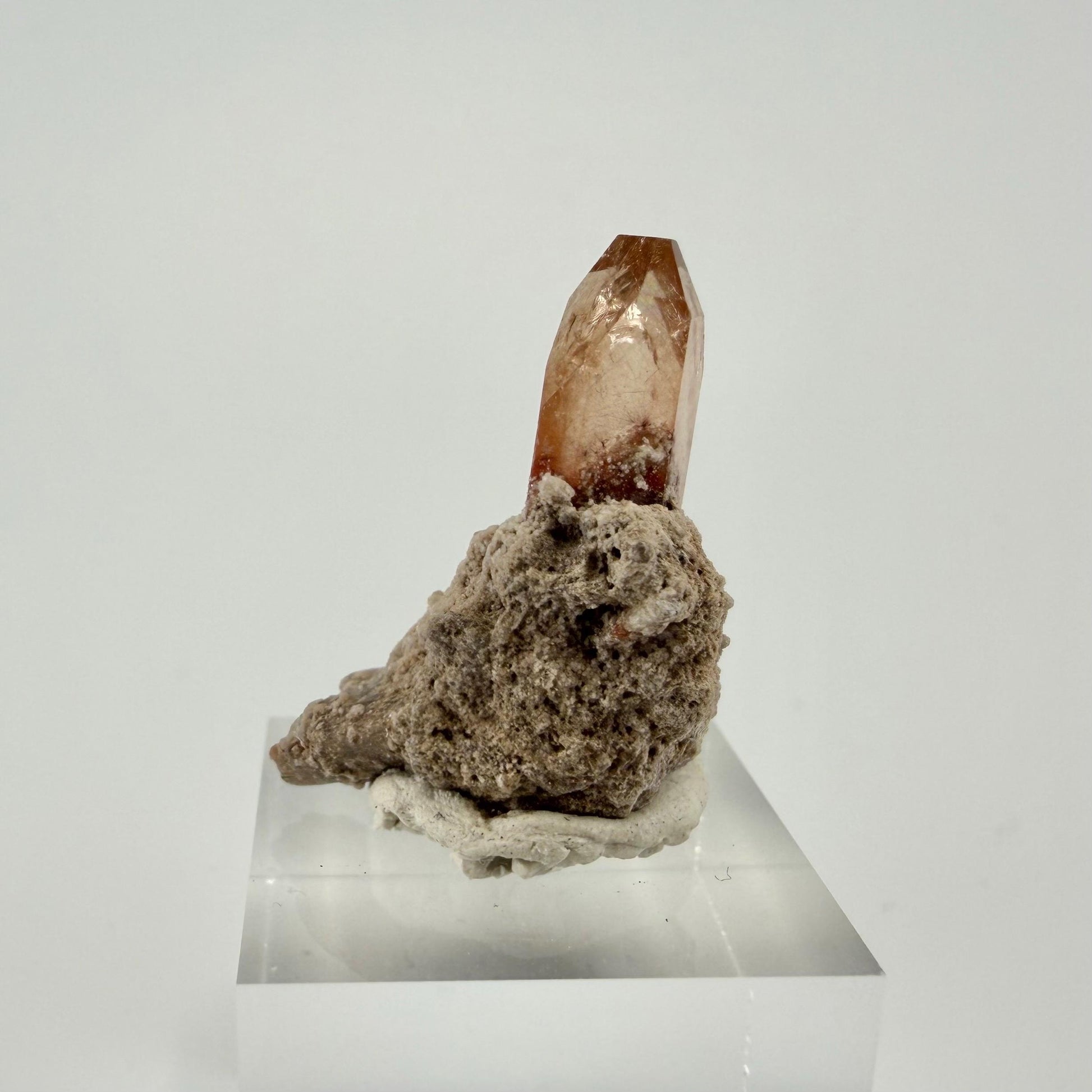 Utah Topaz Crystal on Matrix | Natural Champagne Topaz from the Thomas Range | Utah Mineral Specimen