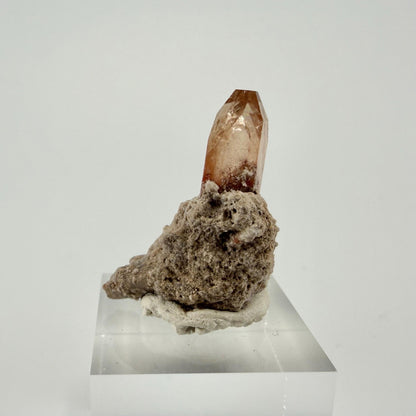 Utah Topaz Crystal on Matrix | Natural Champagne Topaz from the Thomas Range | Utah Mineral Specimen