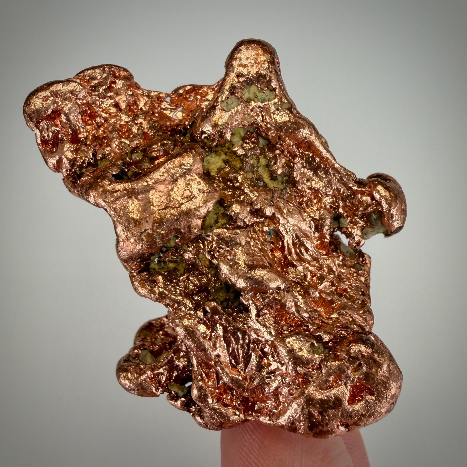 Native Copper Specimen | Display-Grade Michigan Vein Copper | 138 grams | Michigan Copper | Large Natural Copper Nugget | Keweenaw Copper