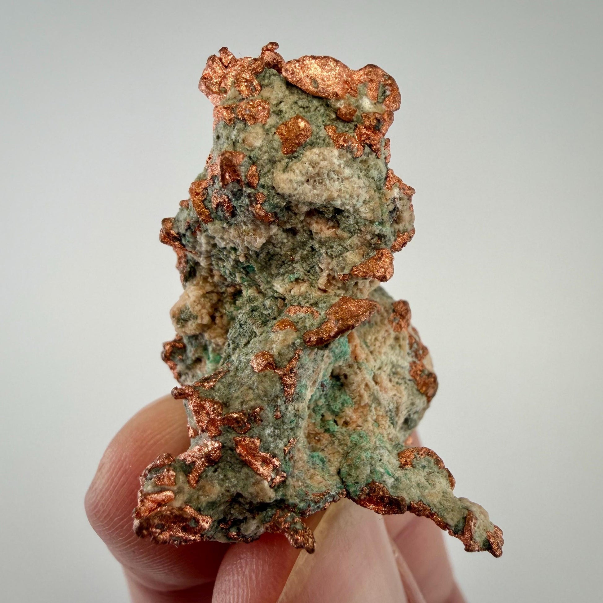 Native Copper Specimen | Small Display-Grade Natural Michigan Copper | Unique Keweenaw Peninsula Copper Formation