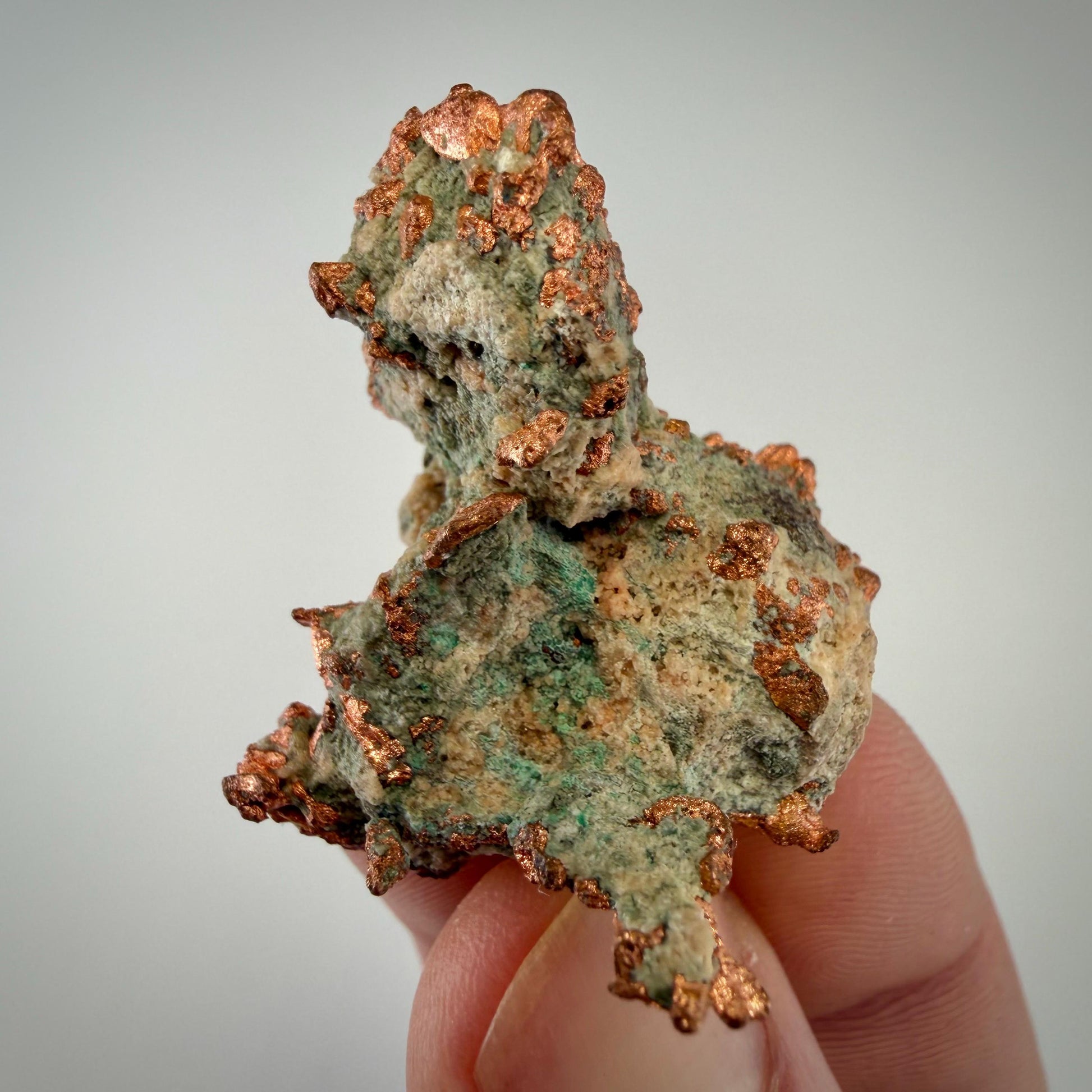 Native Copper Specimen | Small Display-Grade Natural Michigan Copper | Unique Keweenaw Peninsula Copper Formation