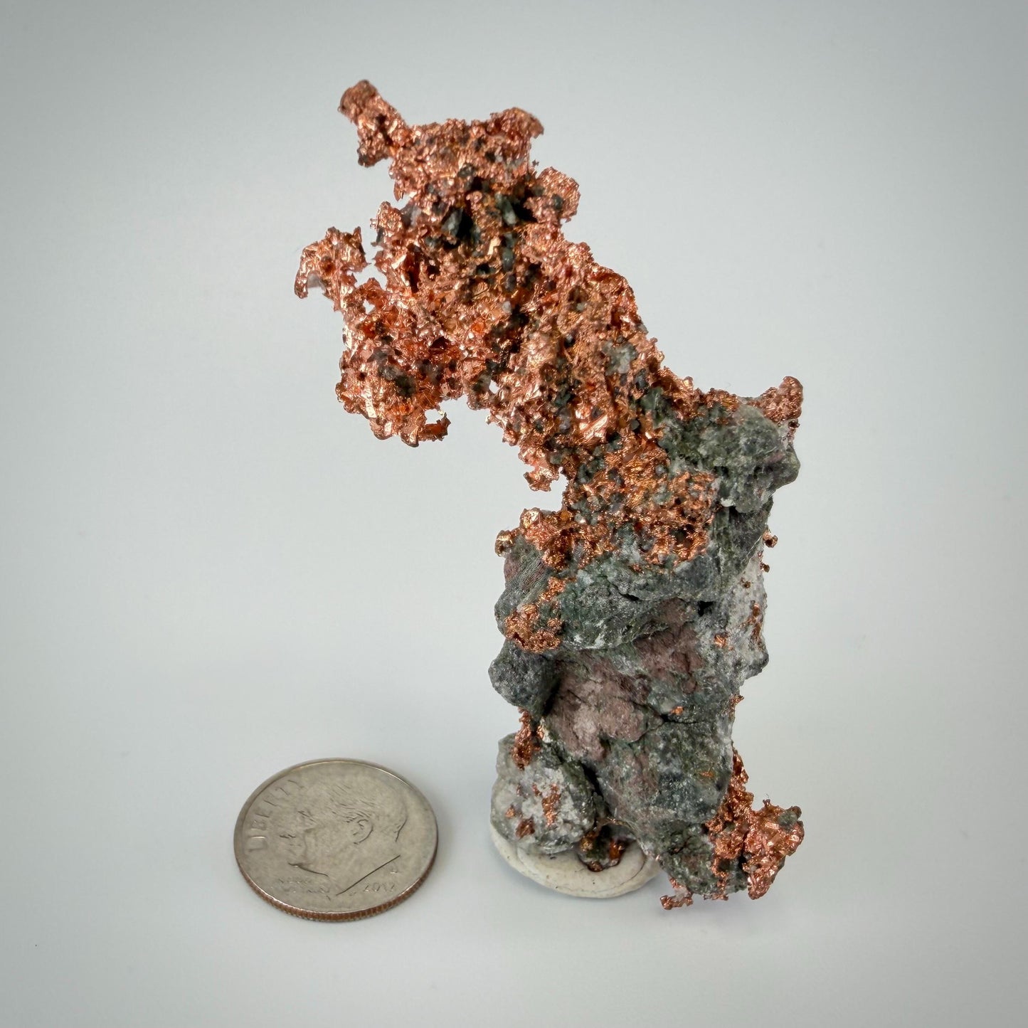 Native Copper Specimen | Small Display-Grade Natural Michigan Copper | Unique Keweenaw Peninsula Copper Formation