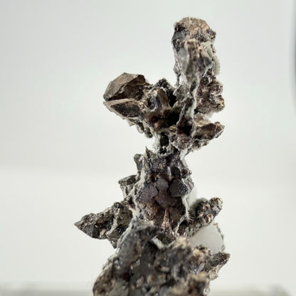 Native Silver on Calcite – Morocco | 3.89g Small Crystalline Dendritic Silver Specimen | Rare Natural Silver Mineral | Collector Display