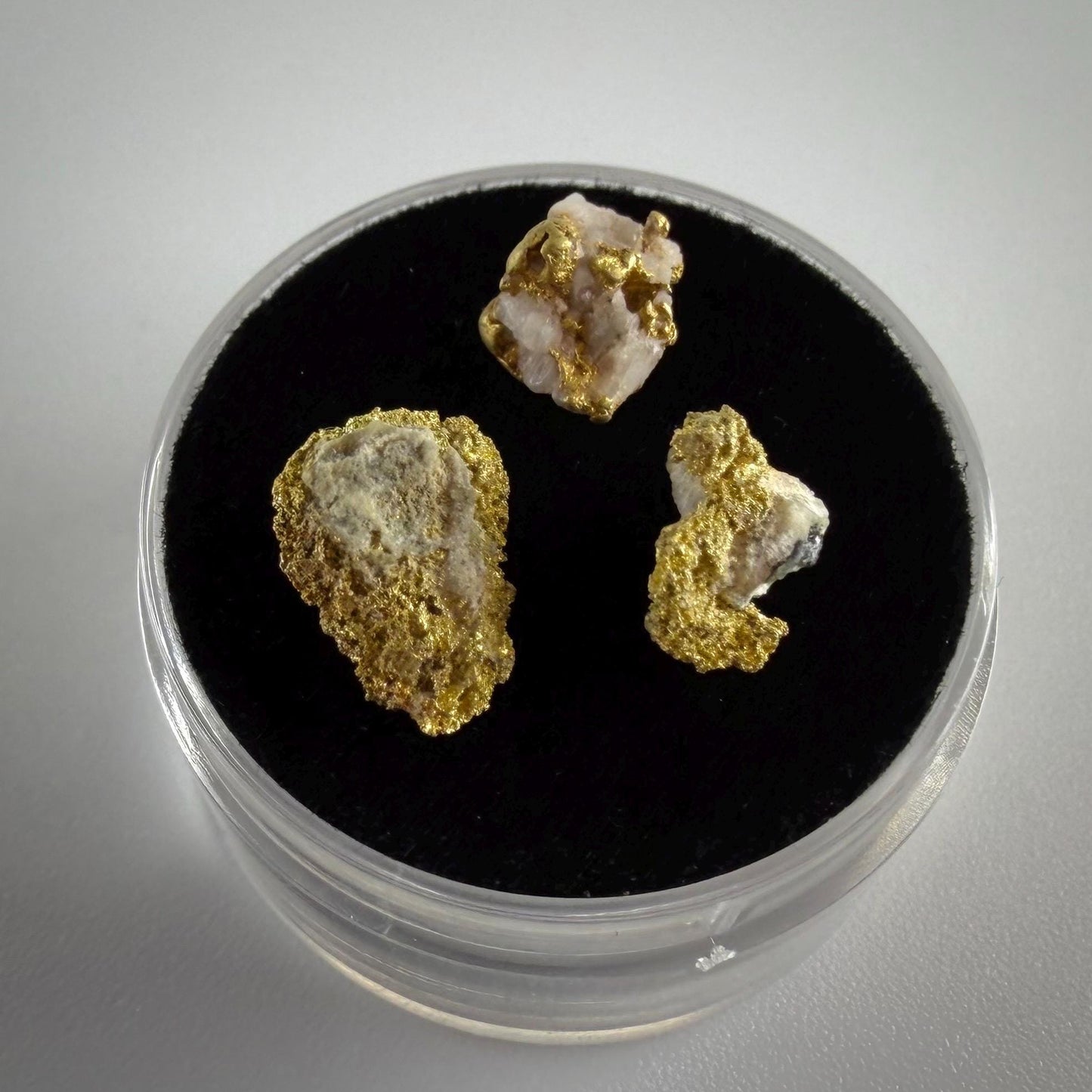 California Gold on Quartz Specimen Lot | Nevada County & Grass Valley | 1.50g Natural Gold Nuggets