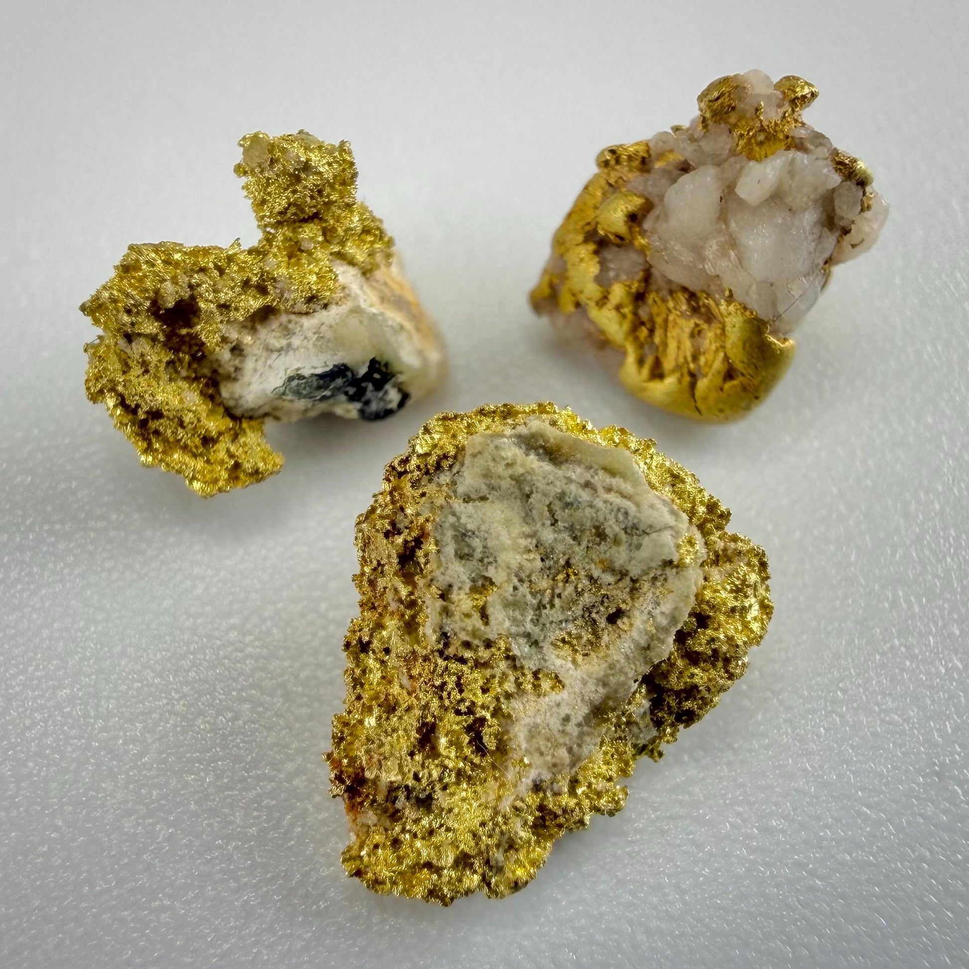 California Gold on Quartz Specimen Lot | Nevada County & Grass Valley | 1.50g Natural Gold Nuggets