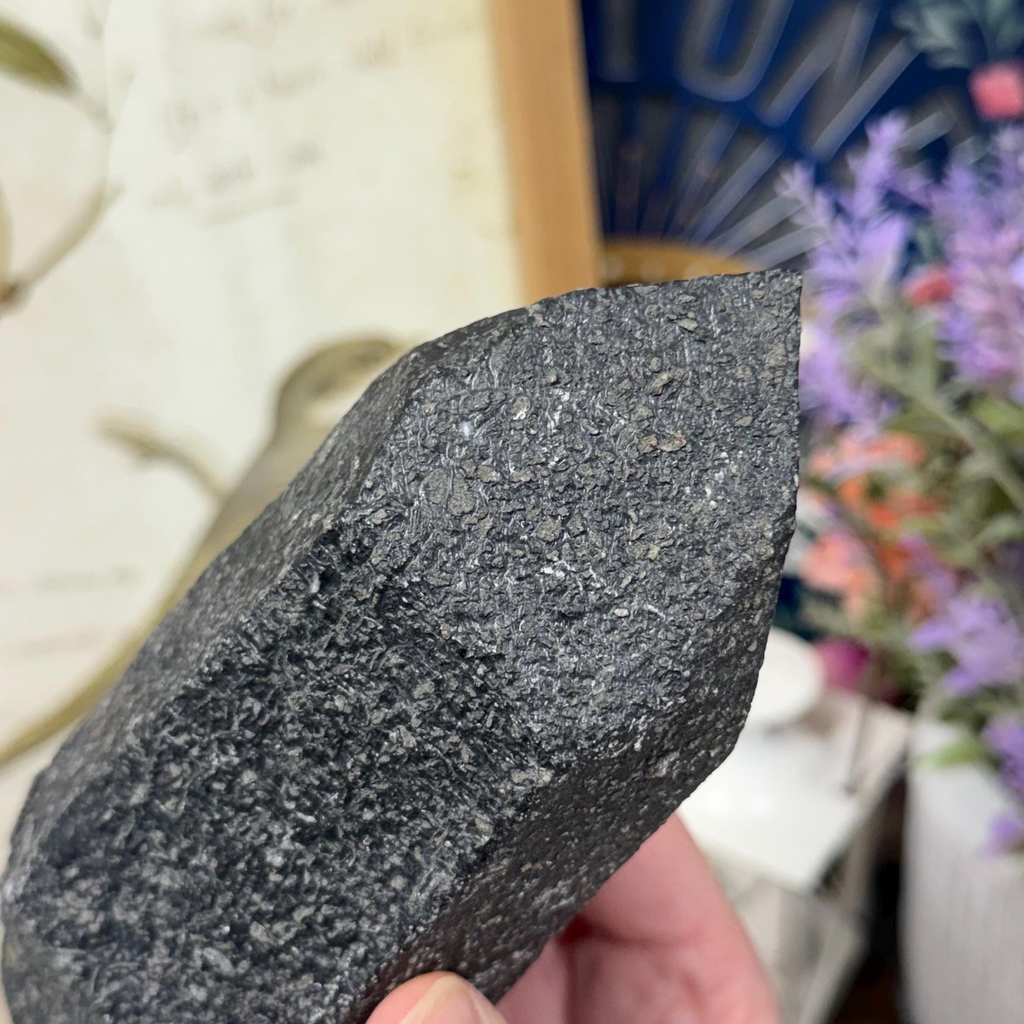 Rare Large Basalt Quartz Pseudomorph from Minas Gerais, Brazil | Black Quartz | Quartz Specimen | Mineral Pseudomorph