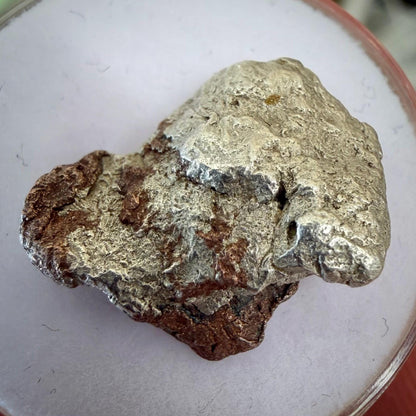 Native Silver-Copper ‘Half-Breed’ Nugget | 4.35g | Native Silver + Michigan Copper | Natural Copper Formation | Keweenaw Peninsula, Michigan