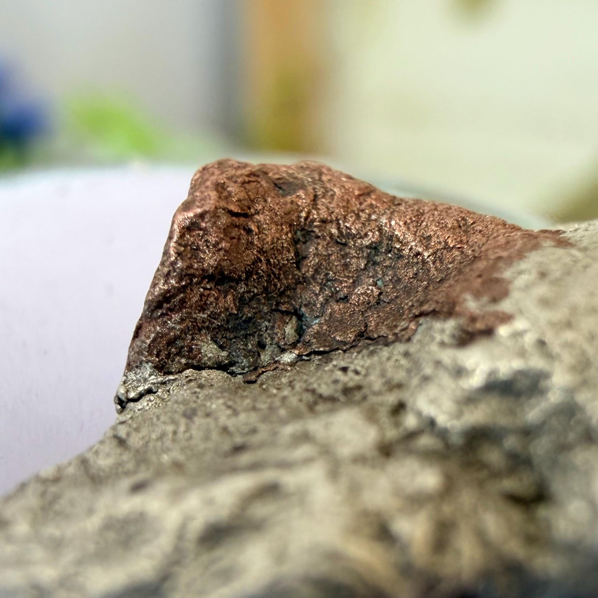 Native Silver-Copper ‘Half-Breed’ Nugget | 4.35g | Native Silver + Michigan Copper | Natural Copper Formation | Keweenaw Peninsula, Michigan